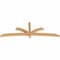 Ekena Millwork Davenport Timber Gable Bracket, Western Red Cedar, 96"W x 32"H x 3 1/2"D x 3 1/2"F, 8/12 Pitch GBW096X32X0404DAV00SWR - alternate 2